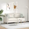 Ülőpárnák 2 pcs Világosszürke Ø 40 x 13 cm Bársony