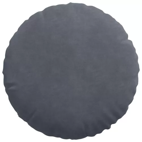 Ülőpárnák 2 pcs Sötétszürke Ø 40 x 13 cm Bársony