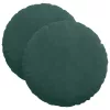 Ülőpárnák 2 pcs Sötétzöld Ø 40 x 13 cm Bársony
