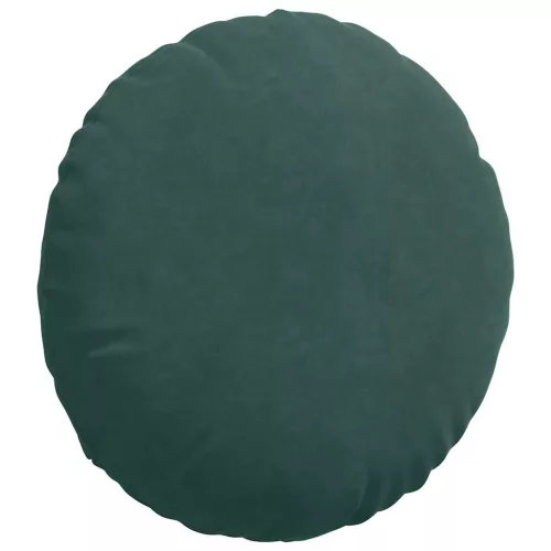 Ülőpárnák 2 pcs Sötétzöld Ø 40 x 13 cm Bársony