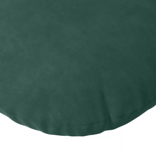 Ülőpárnák 2 pcs Sötétzöld Ø 40 x 13 cm Bársony