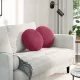 Ülőpárnák 2 pcs Bordó Ø 40 x 13 cm Bársony