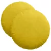 Ülőpárnák 2 pcs Sárga Ø 40 x 13 cm Bársony
