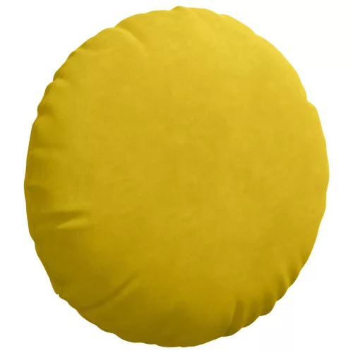 Ülőpárnák 2 pcs Sárga Ø 40 x 13 cm Bársony