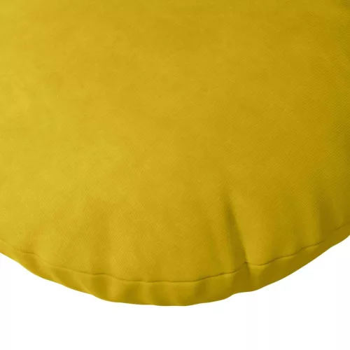 Ülőpárnák 2 pcs Sárga Ø 40 x 13 cm Bársony