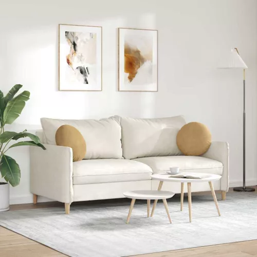 Ülőpárnák 2 pcs Barna Ø 40 x 13 cm Bársony