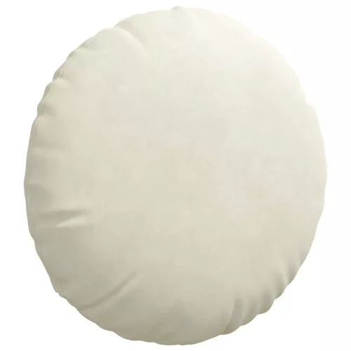 Ülőpárnák 2 pcs Krém Ø 40 x 13 cm Bársony