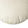 Ülőpárnák 2 pcs Krém Ø 40 x 13 cm Bársony
