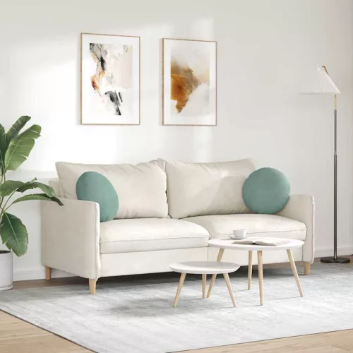 Ülőpárnák 2 pcs Tengeri Zöld Ø 40 x 13 cm Bársony