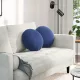Ülőpárnák 2 pcs Rendőrségi kék Ø 40 x 13 cm Bársony