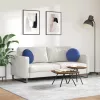 Ülőpárnák 2 pcs Rendőrségi kék Ø 40 x 13 cm Bársony