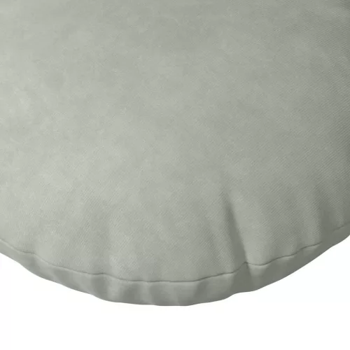 Ülőpárnák 2 pcs Világosszürke Ø 40 x 13 cm Bársony
