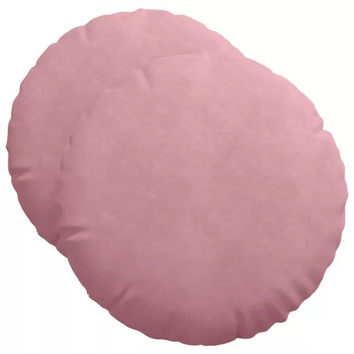 Ülőpárnák 2 pcs Rózsaszín Ø 40 x 13 cm Bársony
