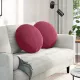 Ülőpárnák 2 pcs Bordó Ø 40 x 13 cm Bársony