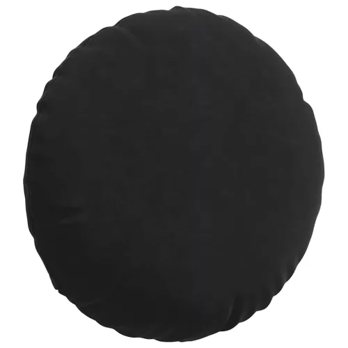 Ülőpárnák 2 pcs Fekete Ø 40 x 13 cm Bársony