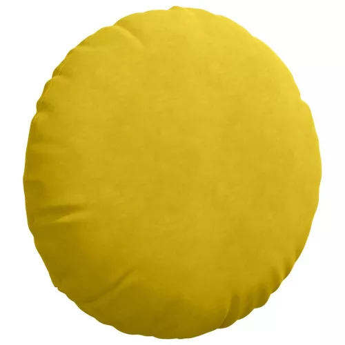 Ülőpárnák 2 pcs Sárga Ø 40 x 13 cm Bársony