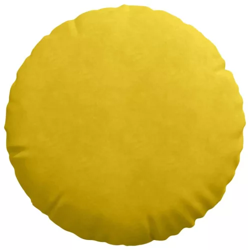 Ülőpárnák 2 pcs Sárga Ø 40 x 13 cm Bársony