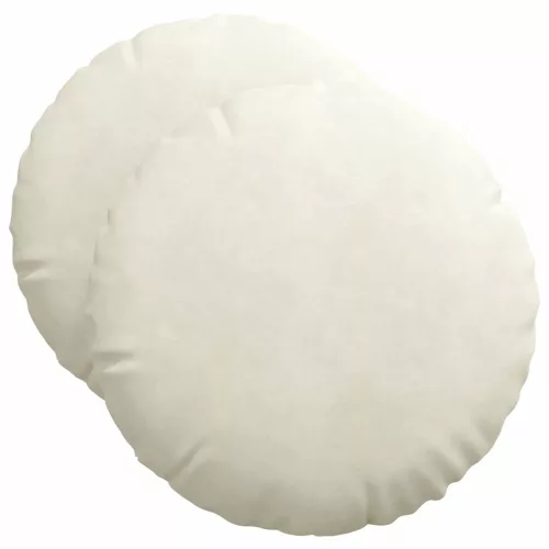 Ülőpárnák 2 pcs Krém Ø 40 x 13 cm Bársony