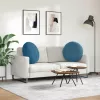 Ülőpárnák 2 pcs Kék Ø 40 x 13 cm Bársony