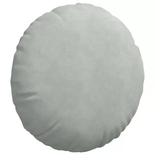Ülőpárnák 2 pcs Világosszürke Ø 40 x 13 cm Bársony