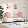 Ülőpárnák 2 pcs Rózsaszín Ø 40 x 13 cm Bársony