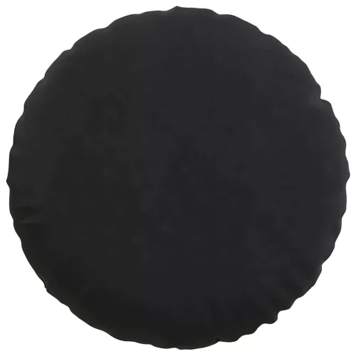 Ülőpárnák 2 pcs Fekete Ø 40 x 13 cm Bársony