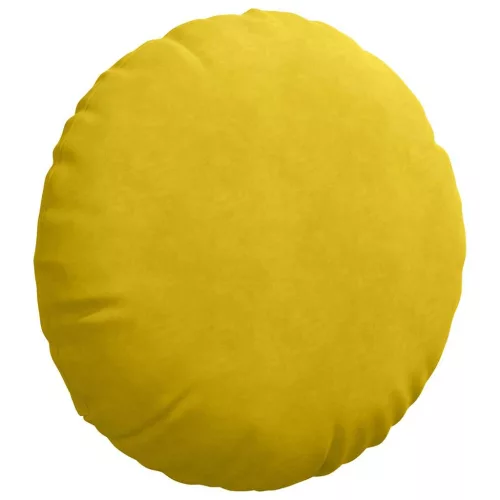 Ülőpárnák 2 pcs Sárga Ø 40 x 13 cm Bársony