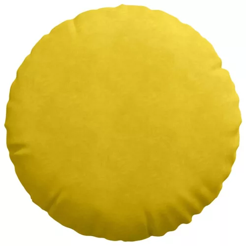 Ülőpárnák 2 pcs Sárga Ø 40 x 13 cm Bársony