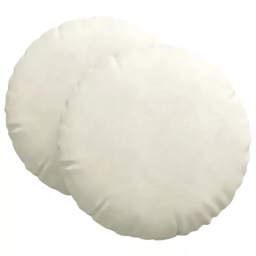 Ülőpárnák 2 pcs Krém Ø 40 x 13 cm Bársony