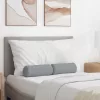 Hengerpárnák 2 pcs Világosszürke Ø 15 x 40 cm szövet