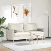 Hengerpárnák 2 pcs Világosszürke Ø 15 x 40 cm szövet