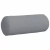 Hengerpárnák 2 pcs Világosszürke Ø 15 x 40 cm szövet