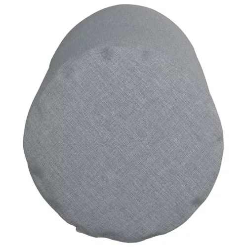 Hengerpárnák 2 pcs Világosszürke Ø 15 x 40 cm szövet
