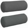 Hengerpárnák 2 pcs Sötétszürke Ø 15 x 40 cm szövet