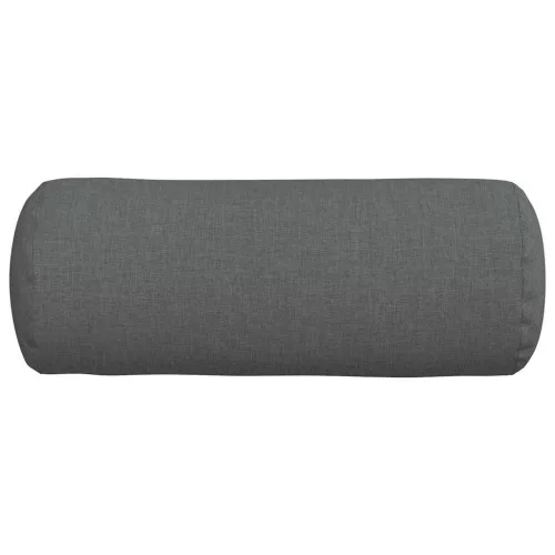 Hengerpárnák 2 pcs Sötétszürke Ø 15 x 40 cm szövet