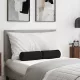 Hengerpárnák 2 pcs Fekete Ø 15 x 40 cm szövet