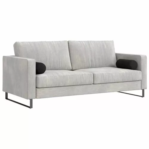 Hengerpárnák 2 pcs Fekete Ø 15 x 40 cm szövet