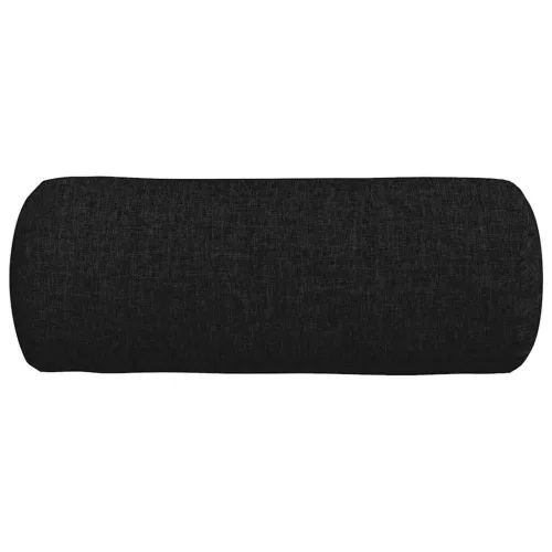 Hengerpárnák 2 pcs Fekete Ø 15 x 40 cm szövet
