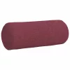 Hengerpárnák 2 pcs Bordó Ø 15 x 40 cm szövet