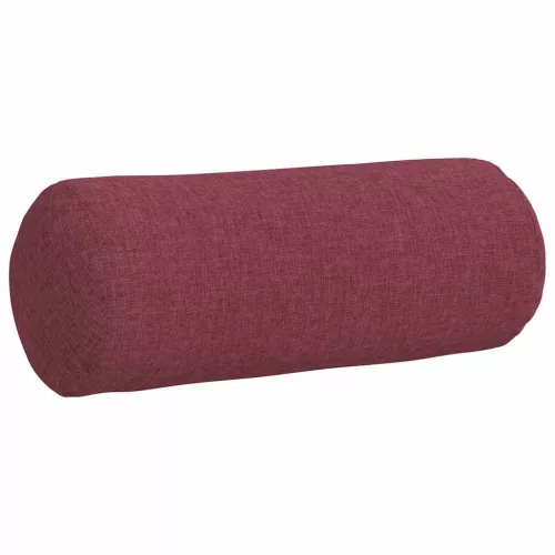 Hengerpárnák 2 pcs Bordó Ø 15 x 40 cm szövet