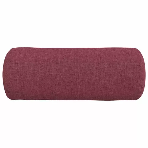 Hengerpárnák 2 pcs Bordó Ø 15 x 40 cm szövet