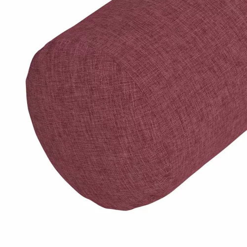 Hengerpárnák 2 pcs Bordó Ø 15 x 40 cm szövet