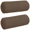 Hengerpárnák 2 pcs Barna Ø 15 x 40 cm szövet