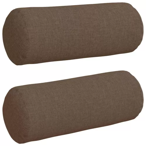 Hengerpárnák 2 pcs Barna Ø 15 x 40 cm szövet
