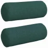 Hengerpárnák 2 pcs Sötétzöld Ø 15 x 40 cm szövet