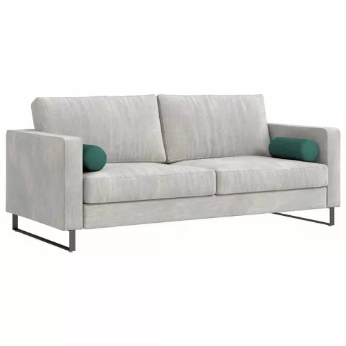 Hengerpárnák 2 pcs Sötétzöld Ø 15 x 40 cm szövet