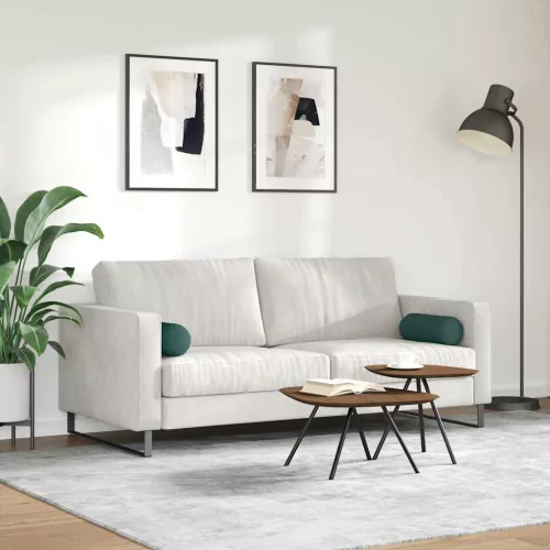 Hengerpárnák 2 pcs Sötétzöld Ø 15 x 40 cm szövet