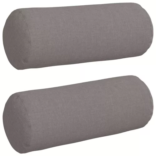 Hengerpárnák 2 pcs Tópszínű Ø 15 x 40 cm szövet