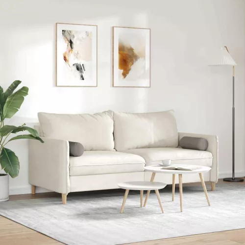 Hengerpárnák 2 pcs Tópszínű Ø 15 x 40 cm szövet