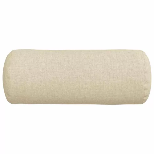 Hengerpárnák 2 pcs Krém Ø 15 x 40 cm szövet